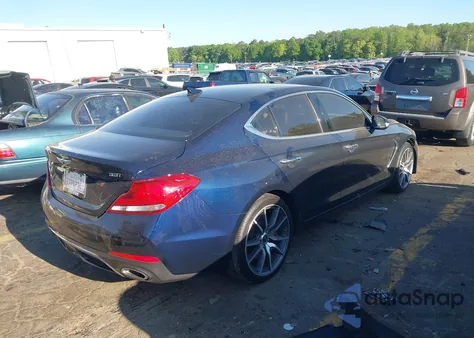 2019 Genesis G70 3.3T Advanced z USA, uszkodzony, nr VIN KMTG34LE4KU020043